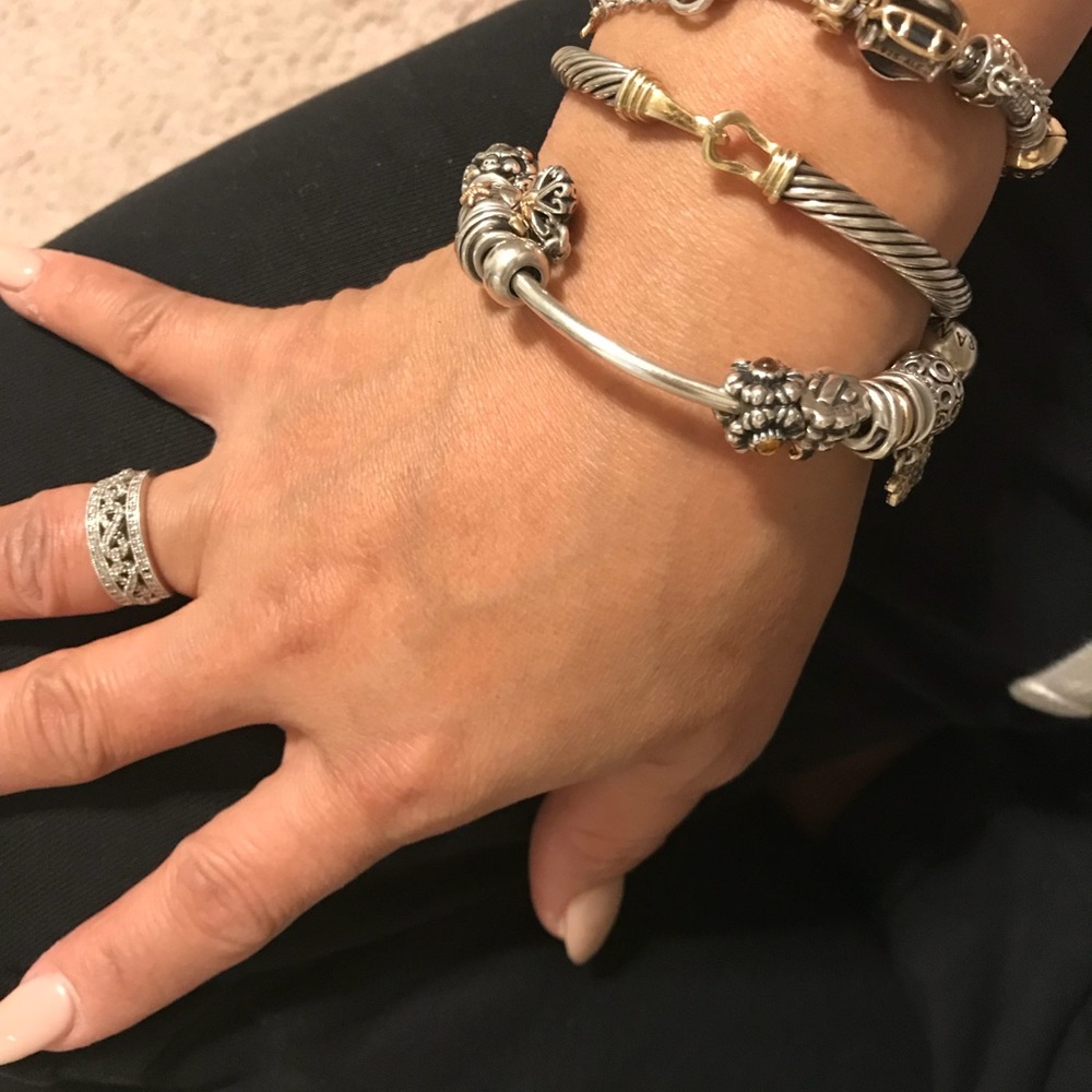 2 Authentic PANDORA bracelet with charm - Picture 6 of 6